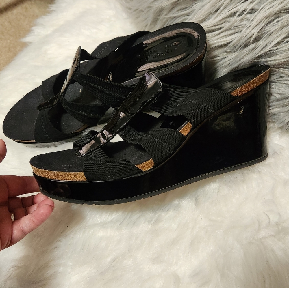 Donald J Pliner/ Belle Patent Leather Wedges